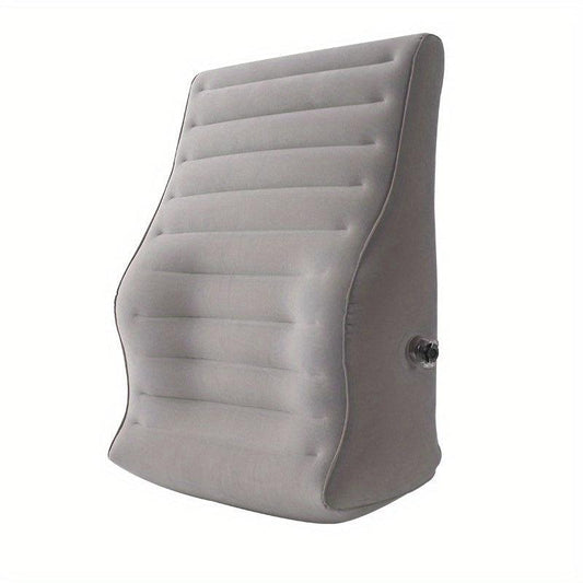 Inflatable Car Cushion with PVC Flocking for Waist Support