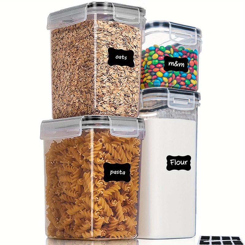 8pc Airtight Food Storage Containers - BPA-Free, Dishwasher Safe