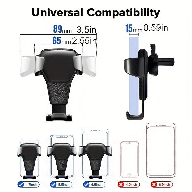 Gravity Auto Phone Holder Car Air Vent Clip Mount Mobile Phone Holder