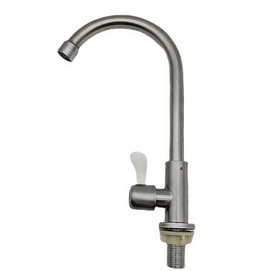 Stainless Steel Brushed Copper Core Faucet Single Cold Faucet