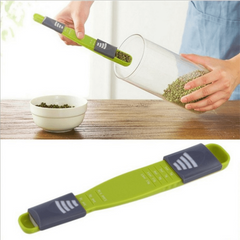 Adjustable Kitchen Scales Measure Cup Double End Eight Stalls Measuring Spoon