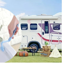 Portable Toilet Cleaning Brush with Bending Handle