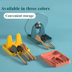 RV Kitchen Pot Lid Rack Soup Spoon Storage Rack