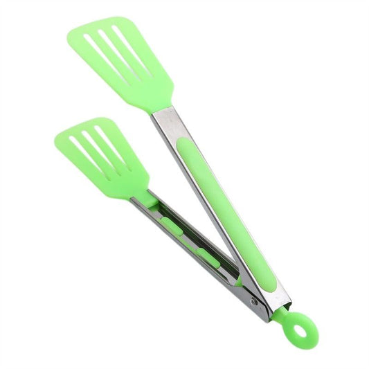 9in Nylon Square Head Food Clip Stainless Steel BBQ Bread Clip