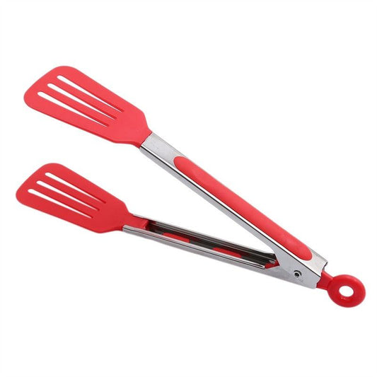 9in Nylon Square Head Food Clip Stainless Steel BBQ Bread Clip