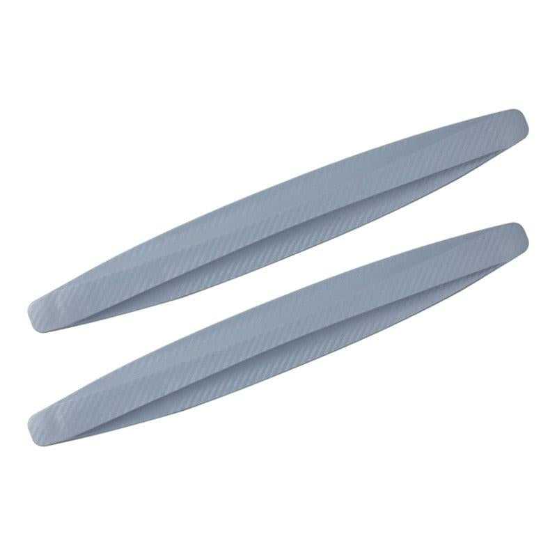 Car Front Rear Bumpers Anti Collision Strips Carbon Fiber
