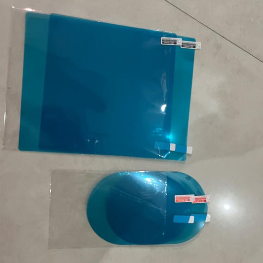 4pcs Car Rearview Mirror Films Anti Rain Fog Waterproof PET Clear Film