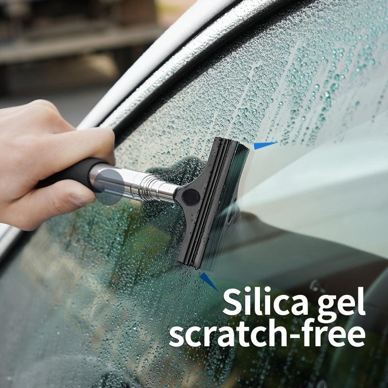 Portable Rearview Mirror Wiper Car Window Cleaning Brush