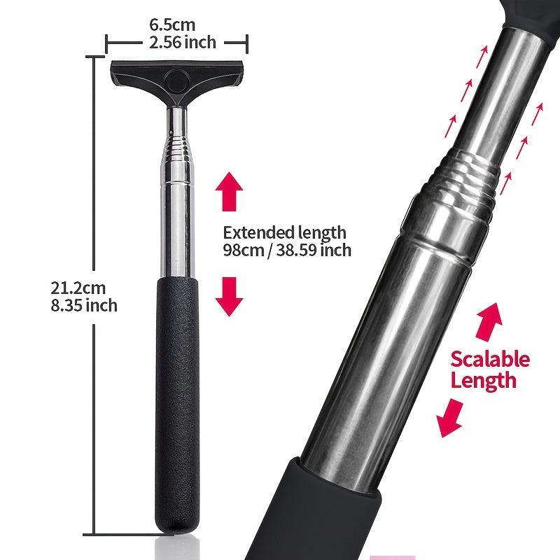 Portable Rearview Mirror Wiper Car Window Cleaning Brush