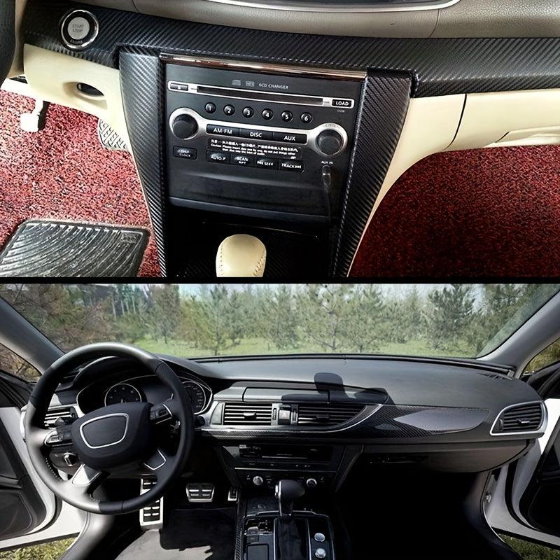 Car Wrap Roll PVC Stickers 3D Carbon Fiber Vinyl Film Auto Body Decoration