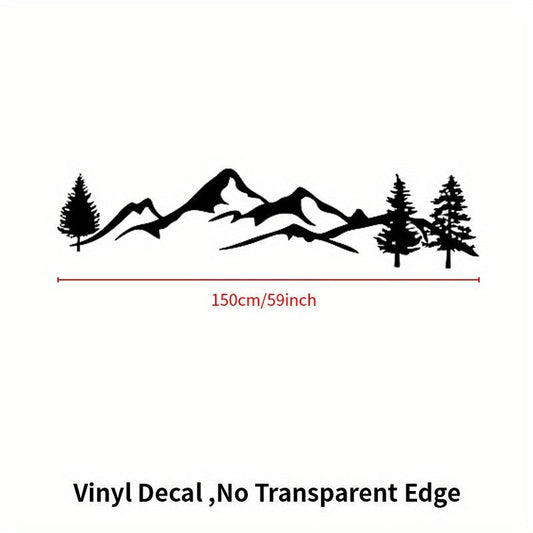 Mountain Tree Forest RV Graphic Vinyl Sticker