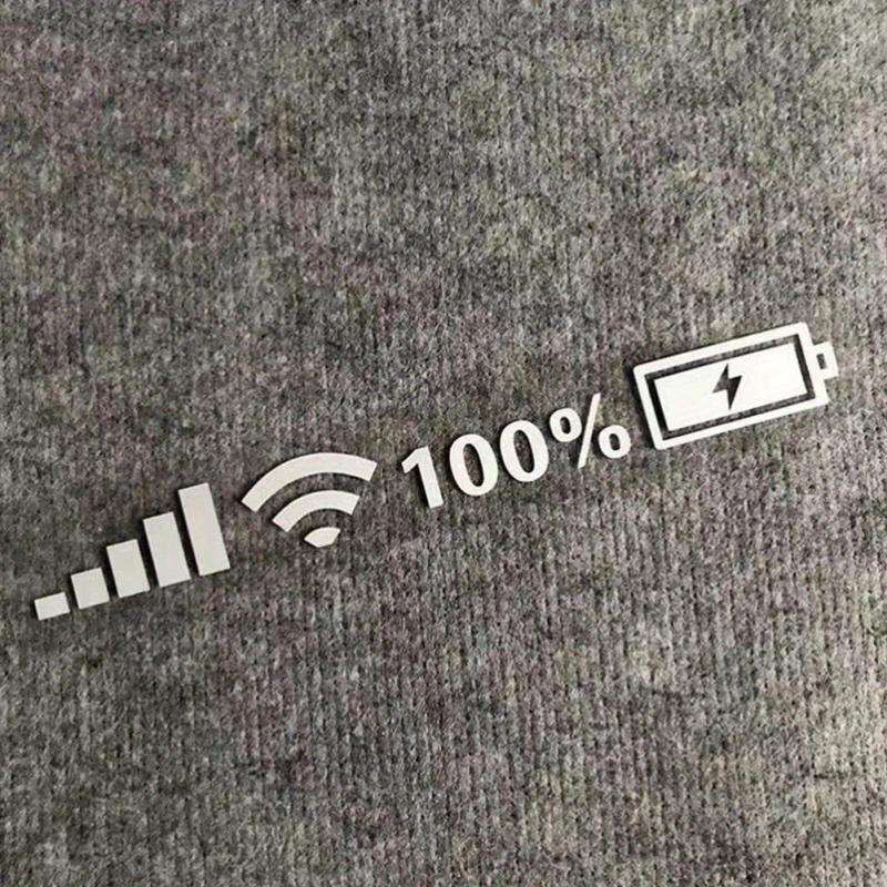 Colorful Reflective Wifi Level Stickers for Cars