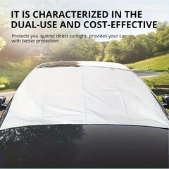Winter Car Snow Cover Foldable Windshield Sunshade Snow Cover