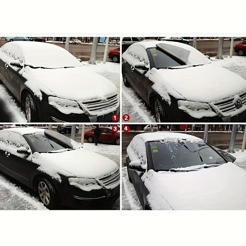 Winter Car Snow Cover Foldable Windshield Sunshade Snow Cover