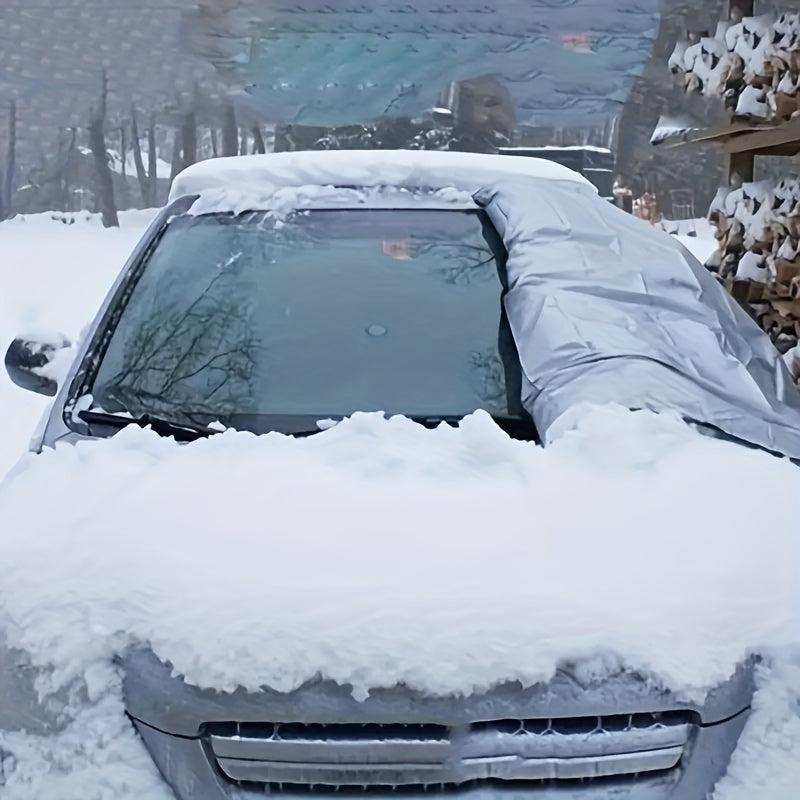 Winter Car Snow Cover Foldable Windshield Sunshade Snow Cover