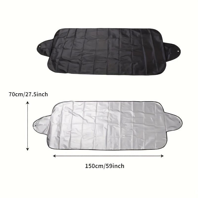 Winter Car Snow Cover Foldable Windshield Sunshade Snow Cover