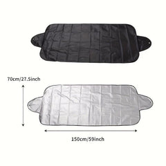 Winter Car Snow Cover Foldable Windshield Sunshade Snow Cover