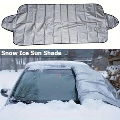 Winter Car Snow Cover Foldable Windshield Sunshade Snow Cover