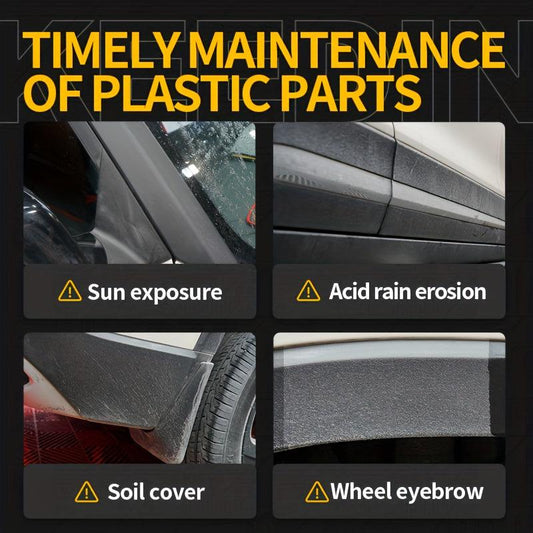 10pcs Car Plastic Coating Repair Liquid Bumper Restoration Kit
