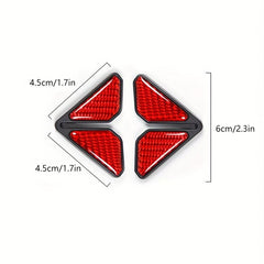 Carbon Fiber Car Door Guard Corner Reflective Stickers