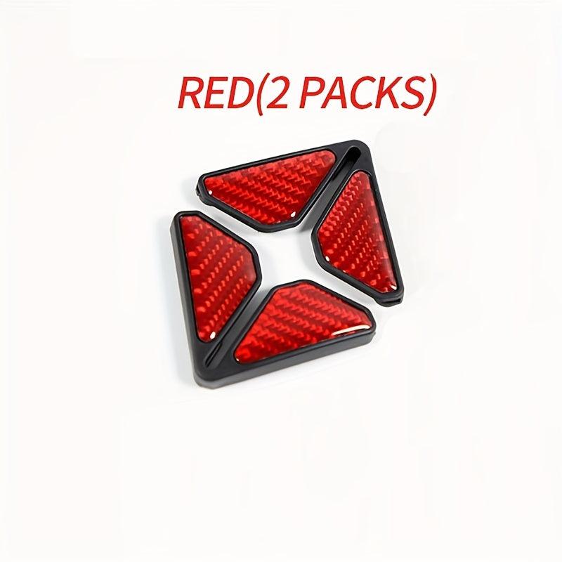 Carbon Fiber Car Door Guard Corner Reflective Stickers