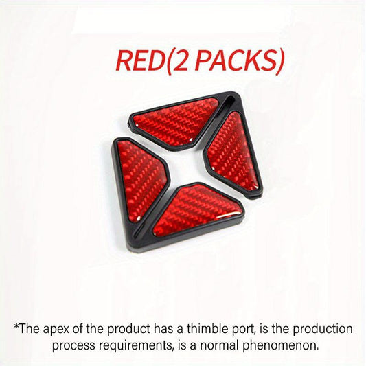 Carbon Fiber Car Door Guard Corner Reflective Stickers