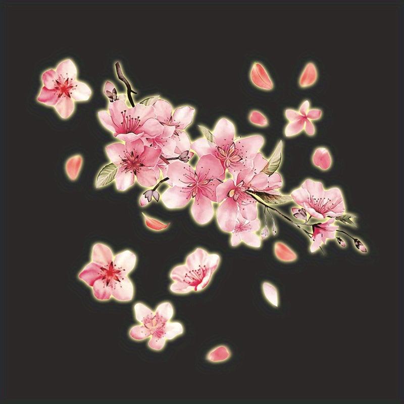 Colorful Pink Lucky Petal Reflective Car Stickers