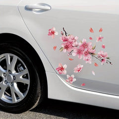 Colorful Pink Lucky Petal Reflective Car Stickers