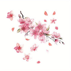 Colorful Pink Lucky Petal Reflective Car Stickers