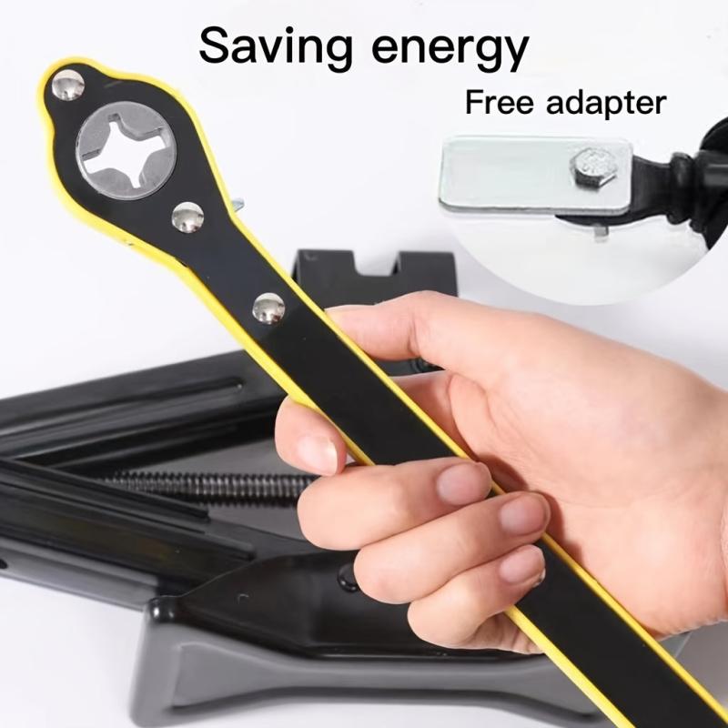 All Purpose Ratchet Wrench & Adapter Set - Car Repair Toolkit Essential