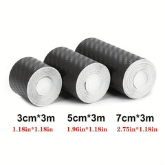3D Carbon Fiber Car Stickers Scratch Proof T