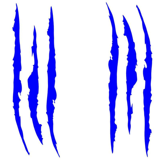 2pcs Car Ghost Claw Stickers Headlights Decorative Hood Scratches Eyebrow