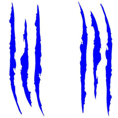 2pcs Car Ghost Claw Stickers Headlights Decorative Hood Scratches Eyebrow