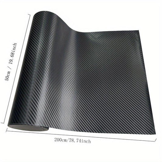 3D Carbon Fiber Vinyl Film Stickers - Waterproof & Durable