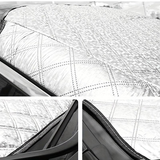 Car Snow Cover Front Windshield Waterproof Magnetic Sunshade Cover