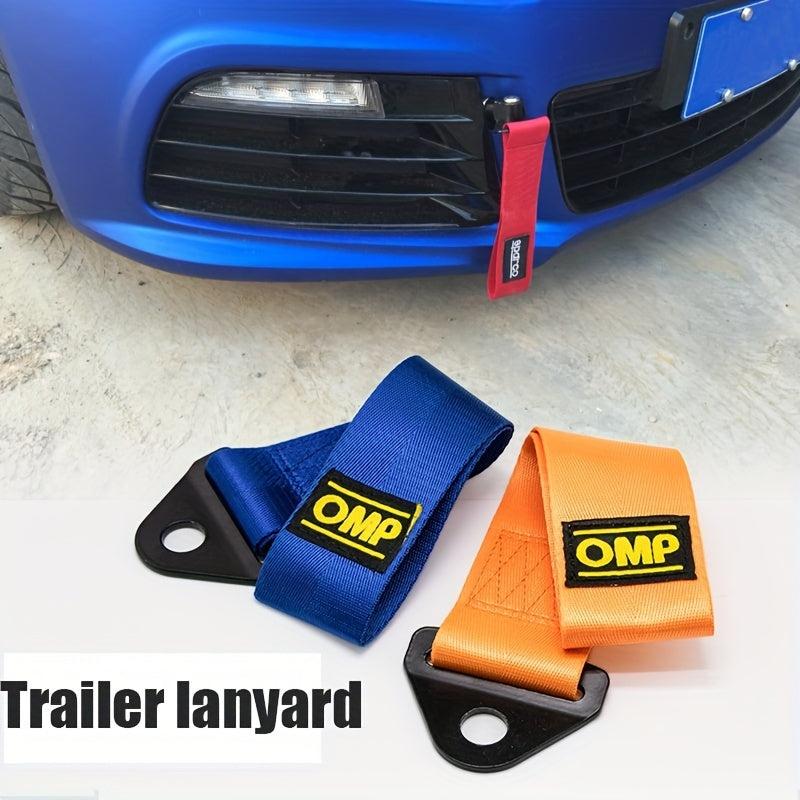 11 02in Towing Rope High Strength Nylon Trailer Tow Ropes Racing Car