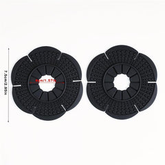 2pcs Car Wiper Hole Protective Covers - Dustproof Silicone Sleeves