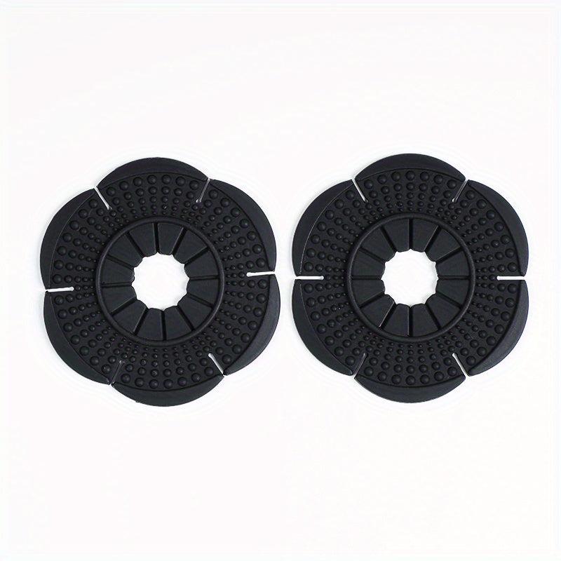 2pcs Car Wiper Hole Protective Covers - Dustproof Silicone Sleeves