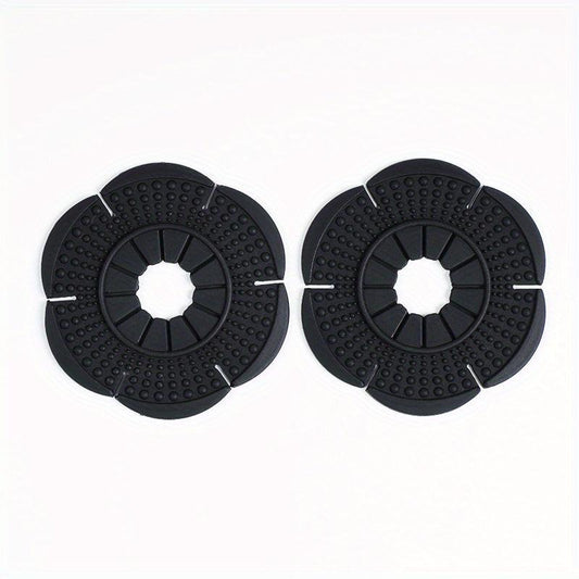 2pcs Car Wiper Hole Protective Covers - Dustproof Silicone Sleeves