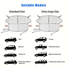 Windshield Magnetic Snow Cover Protective Outdoor Frost Sun Protection