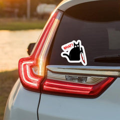 Halloween Cat Sticker for Cars Trucks Laptop