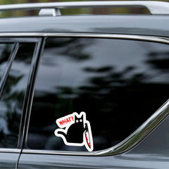 Halloween Cat Sticker for Cars Trucks Laptop