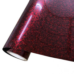 High Glossy PET Liner Forged Flower Carbon Vinyl Film