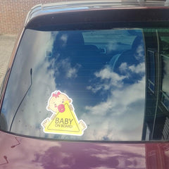 Baby On Board Car Sticker Decal Safety Sign 7.6inch