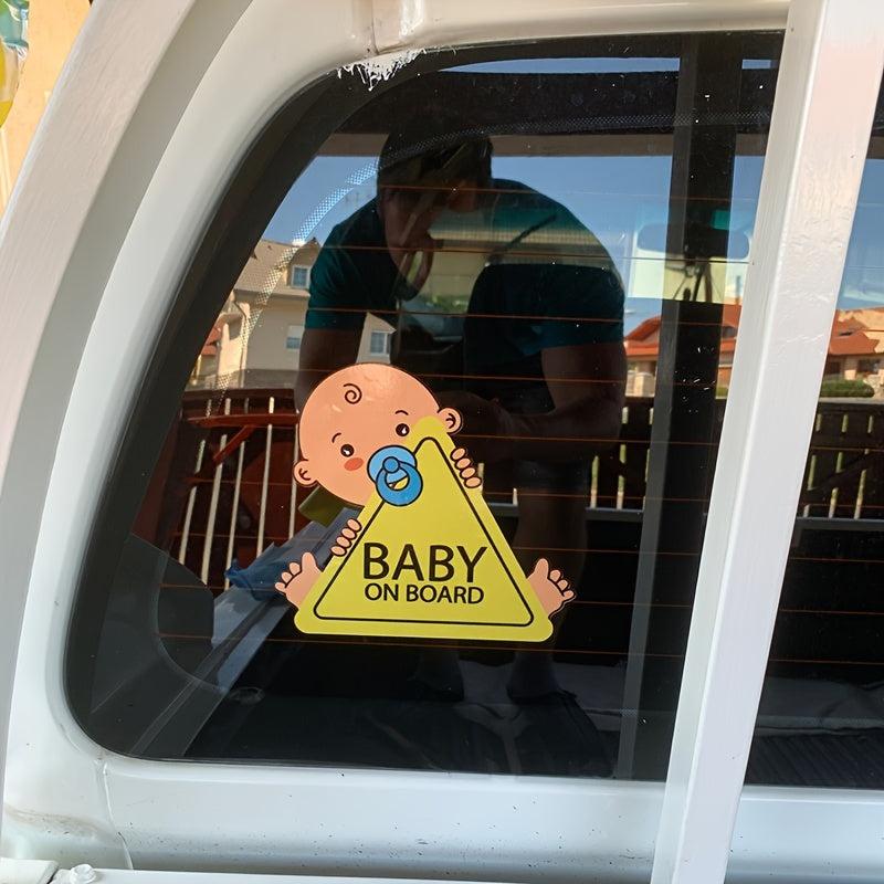 Baby On Board Car Sticker Decal Safety Sign 7.6inch