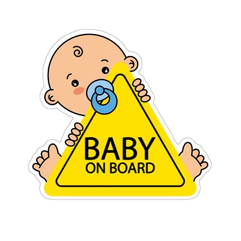 Baby On Board Car Sticker Decal Safety Sign 7.6inch