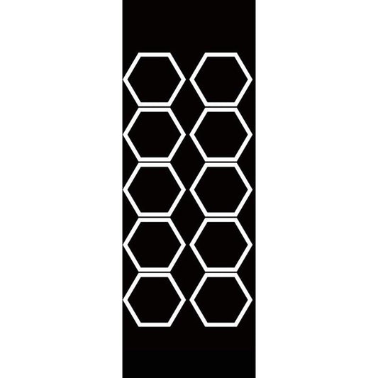 10pcs Honeycomb JDM Car Sticker Windshield Banner Night Run Vinyl Decals