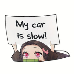 Anime Reflective Car Stickers Set - Stand Out with Fun Designs
