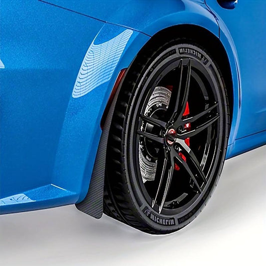 2pcs Carbon Fiber Look Mud Flaps Splash Guards for Auto SUV