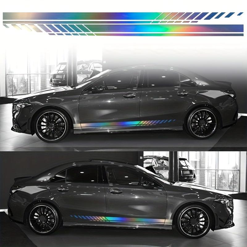 Car Racing Body Side Stripes Vinyl Decals For All Cars SUV